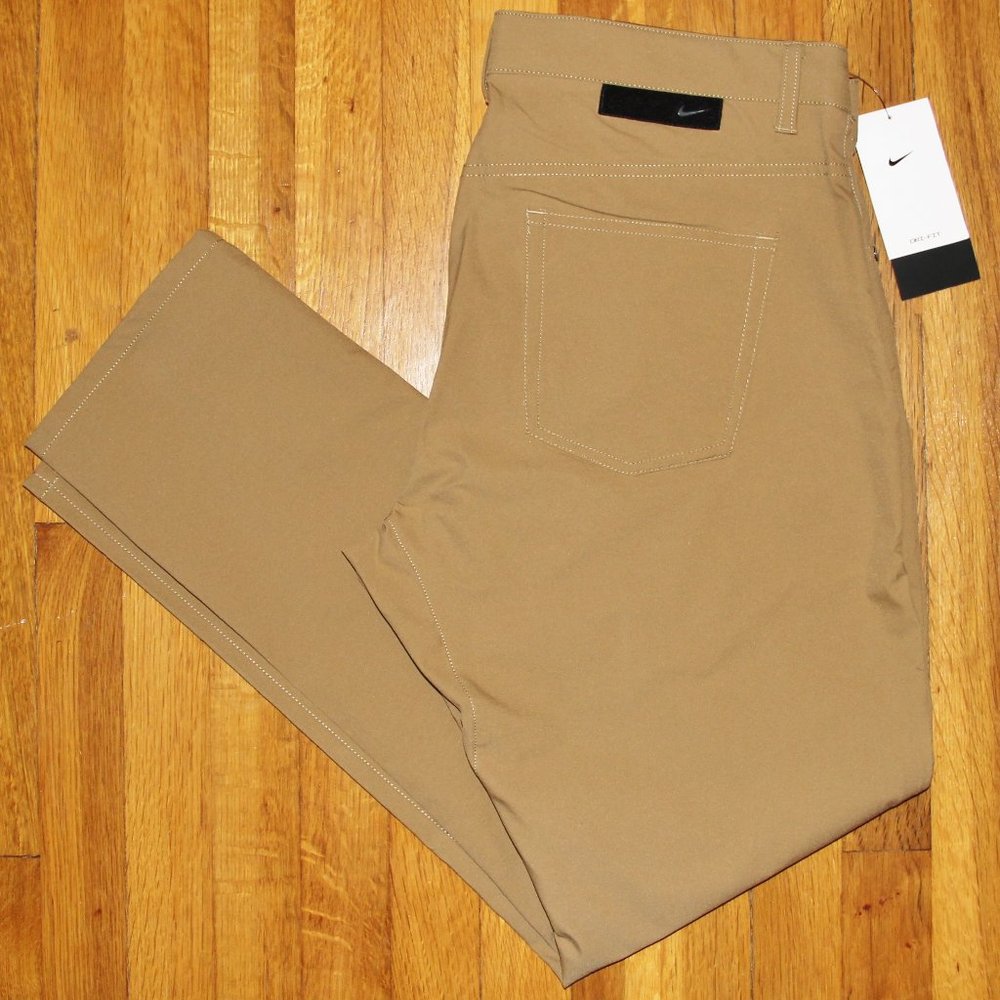 Nike Dri-Fit Repel 5 Pocket Golf Pants Mens size 36, Dark Driftwood